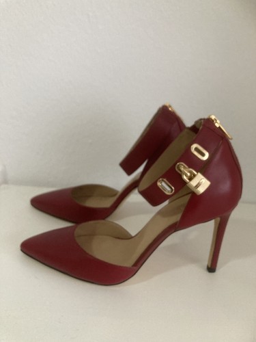 Zapatos-Mujer-Nuevos-Rojos-Tacón Alto-Stiletto-Michael Kors- Talla 7 M. - Imagen 2 de 7