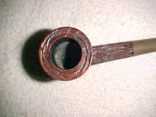 6 UNSMOKED ESTATE PIPES - MINORCA ITALY CARVED 1/2 BENT DIAMOND etc - Picture 5 of 12