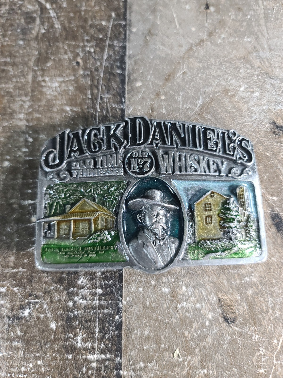 Jack Daniels Old Time Tennessee Whiskey Belt Buckle 1… Gem