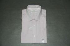 New Calvin Klein Men's Size 16 1/2 34/35 Pink Regular Fit Dress Shirt