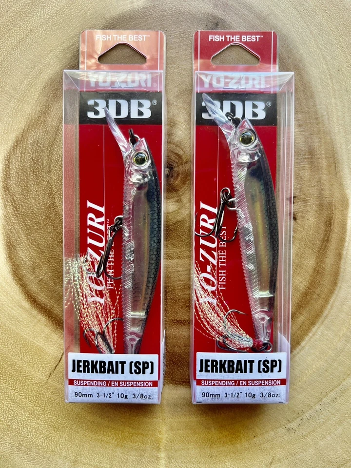 Yo-Zuri (Lot Of 2) 3DR 90SP Suspending Jerkbaits, Bass, Free Shipping! NWT! - Image 3 of 4