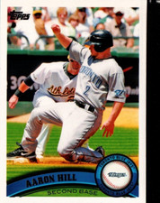 2011 Topps Baseball #197 - Aaron Hill - Toronto Blue Jays (3287)