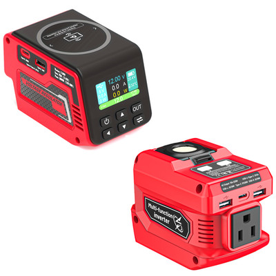 300W Regulator & 220W Power Inverter Set for Milwaukee 18V Battery Outlet
