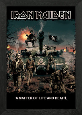 Eine Frage von Leben und Tod Gerahmtes Wandbild Poster Leinwanddruck Bild