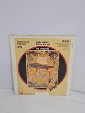 The Shootist 1976 CED RCA SelectaVision VideoDisc John Wayne Lauren Bacall WORKS