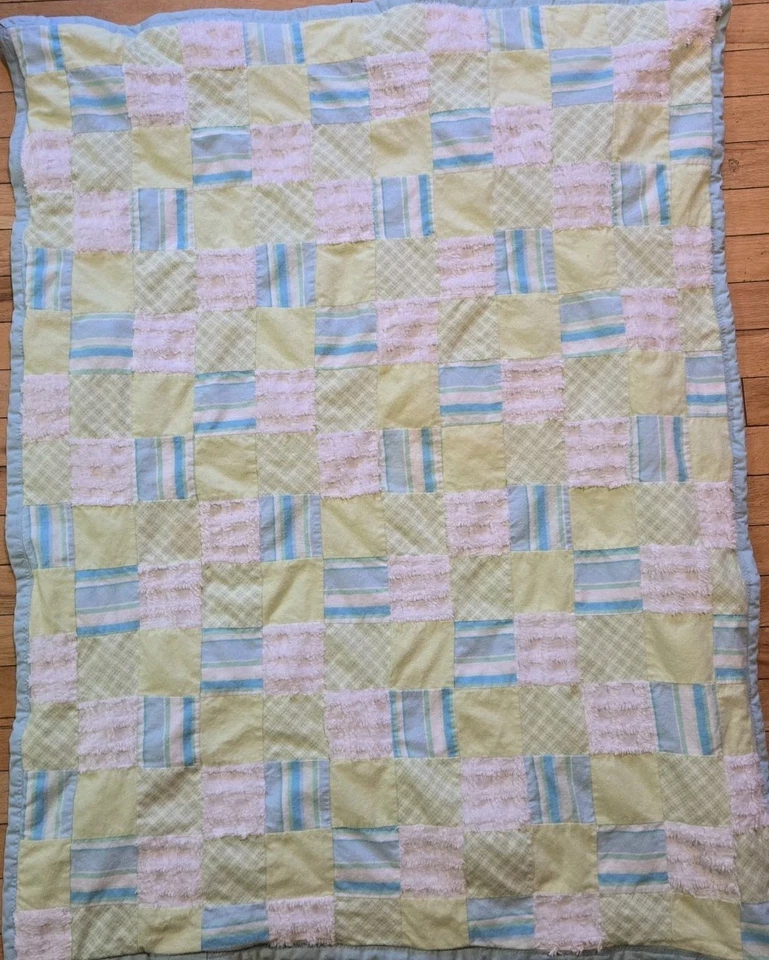 Manta de chenilla hecha a mano para perros edredón felpa franela trasera Foto 2 de 4