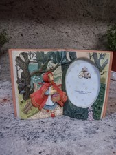 Vintage Little Red Riding Hood Photo Frame Picture 3D Story Book Resin Nursery