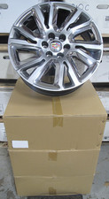 22 New Cadillac Escalade Original Gm Chrome Cladsilver 4 Wheels Rims Cv39 22 New Cadillac Escalade Original Gm Chrome Cladsilver 4 Wheels Rims Cv39