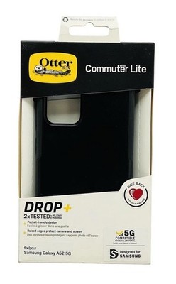 Genuine Otterbox Commuter Lite Series Phone Case for Samsung A52 5G - Black