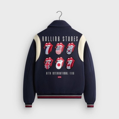 Kith for The Rolling Stones Wool Varsity Jacket