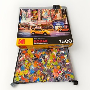 Kodak Puzzle 1500 Pieces of the Bright Lights in New York City Jigsaw Puzzle