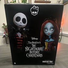 Monster High Skullector Jack & Sally Dolls Nightmare Before Christmas