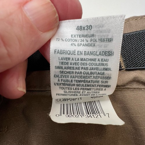 Berne Echo Zero Six Concealed Carry Cargo Pant Size 48x30 Pants - Picture 7 of 17