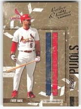 2004 Donruss Leather & Lumber #133 Albert Pujols BASEBALL St. Louis Cardinals