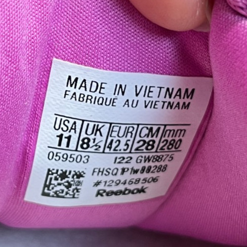 Reebok Classic Leather V2 Cardi B Womens Size 11 Purple Casual Shoes Sneakers thumbnail 9