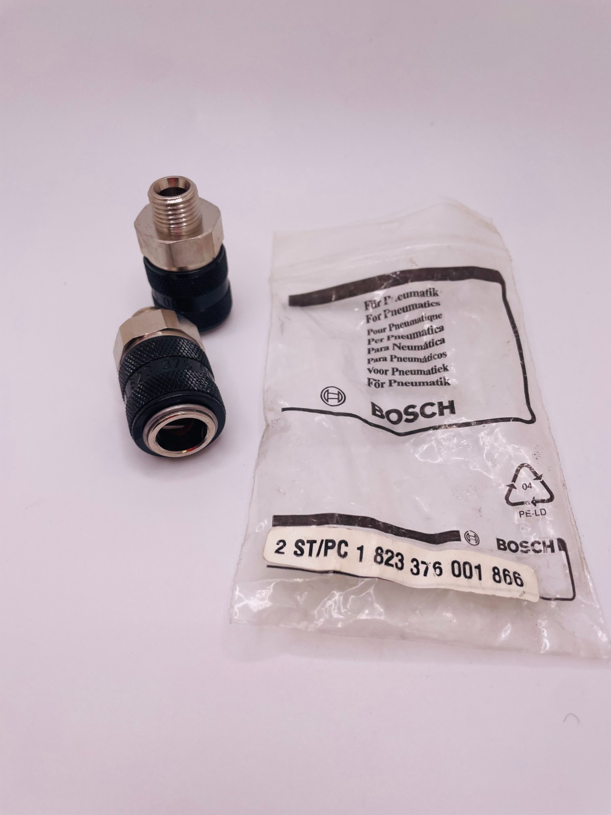 Bosch 1823376001 Quick Coupler PACK OF 2 / Size 3 / G 1/4
