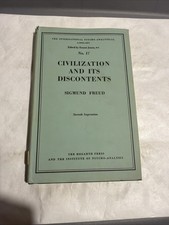 Sigmund Freud: Civilization and Its Discontents - Hogarth Press, 1955 Hardcover 