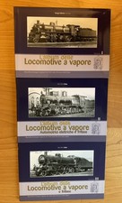 3 Boxed Italian Albums Steam Locos, 3 Phase Railcars Technical Data Drawings