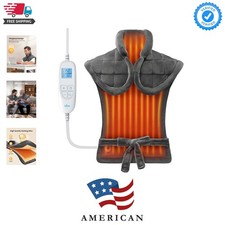 Heating Pad for Neck and Shoulders and Back for Pain Relief, Fathers Day Dad ...