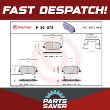Brake Pads Set fits KIA CEED JD 1.4D Front 12 to 18 D4FC Brembo 581013XA00 New