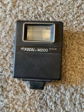 Focal M-200 Electronic Flash Unit Vintage 2001-38 No Pouch Made In Hong Kong