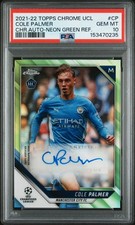 PALMER Chrome UCL 2021/22 Green Refractor /99 Auto