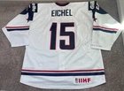 JACK EICHEL - Team USA - GAME WORN used hockey jersey - 2014 IIHF World Juniors