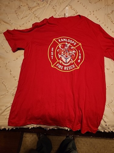 Kamloops Fire & Rescue (British Columbia, Canada) TSHIRT SZ XL