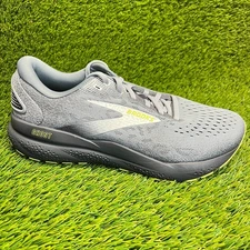 Brooks Ghost 16 Mens Size 9EE Gray Black Athletic Running Walking Shoes Sneakers