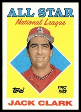 1988 Topps Jack Clark St. Louis Cardinals #397