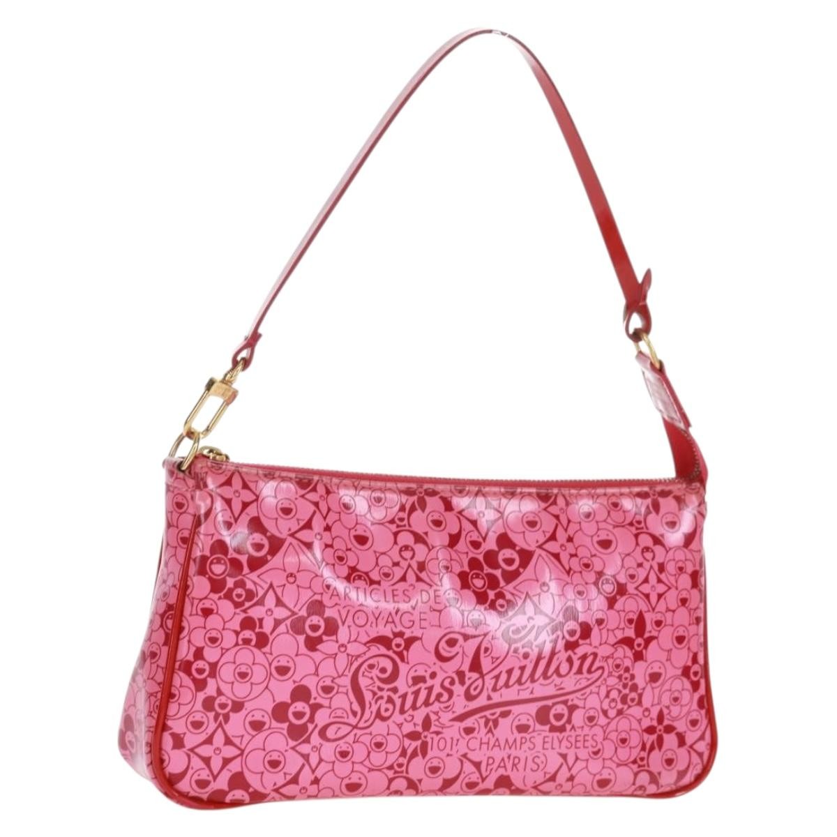 LOUIS VUITTON Cosmic Blossom Pochette Accessoires Pouch Pink