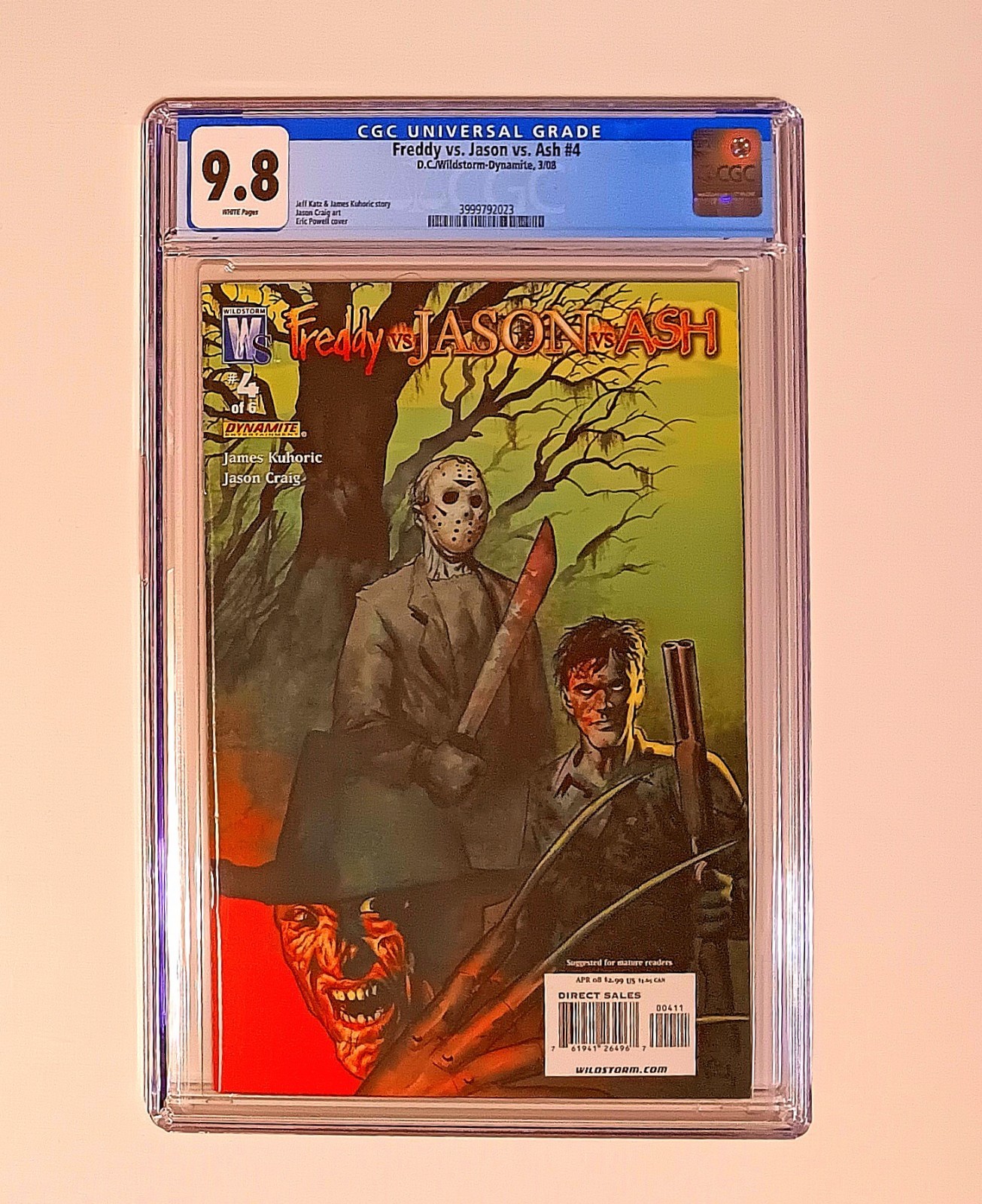 Freddy Vs. Jason Vs. Ash #4 Value - GoCollect, image size:1305x1600