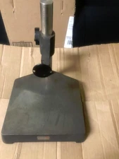 Used cast iron good condition 10"x10" x 2 1/2" inspection plate with 1 1/2" post