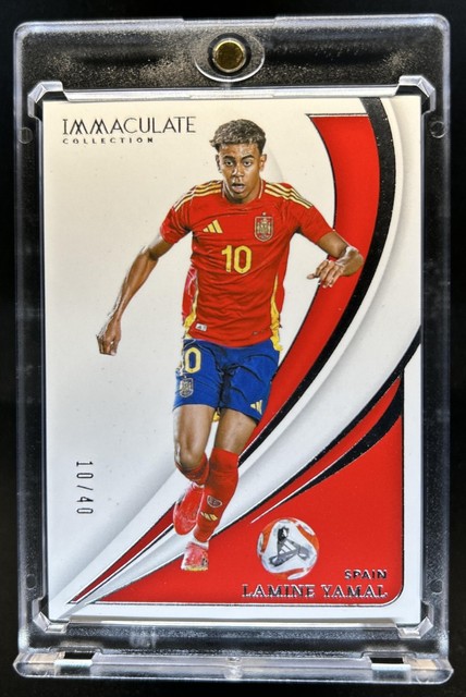 2024-25 Panini Immaculate Collection Lamine Yamal Silver #/40 Spain