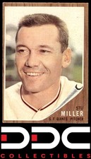 1962 Topps #155a Stu Miller San Francisco Giants Excellent
