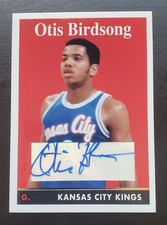 2008-09 Topps Otis Birdsong Variation Auto #187 Kansas City Kings