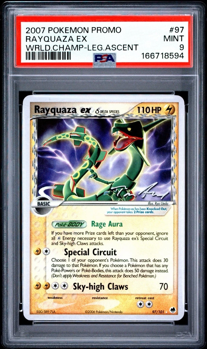 Rayquaza Pokémon TCG Professional Sports Authenticator (PSA) Grade
