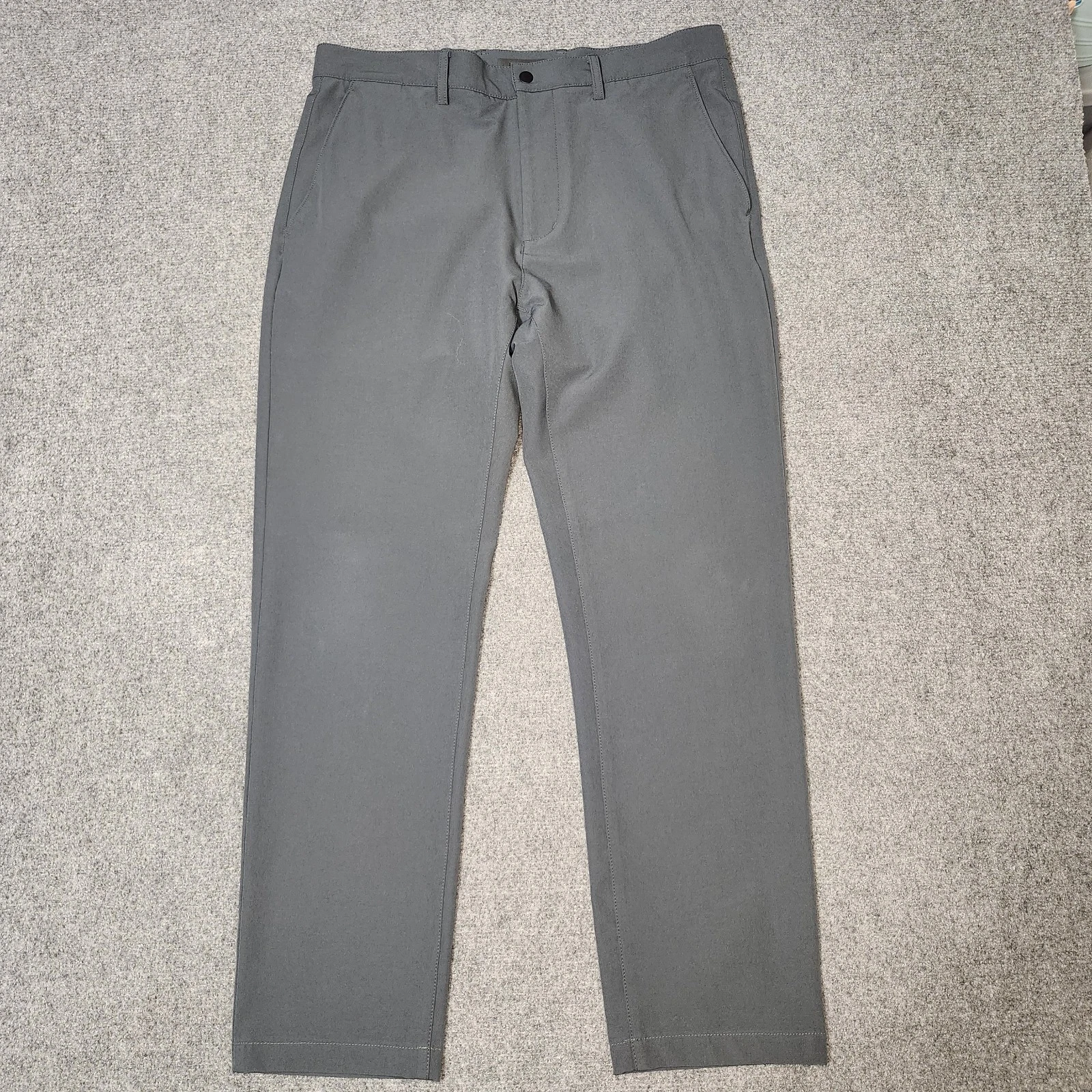 Proof Nomad Pants Mens 34x29 Grey Stretch Quick Dry Straight Leg Chino Huckberry