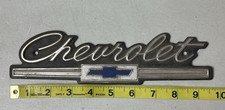 Chevrolet Grill Emblem Original 1966 Script Wall Sign Impala Or Bel Air