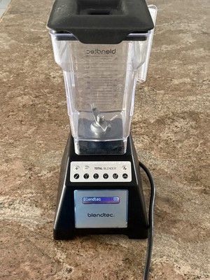 Blendtec Total Blender ES3 Black 1560W High Power Countertop Blender 32oz Jar