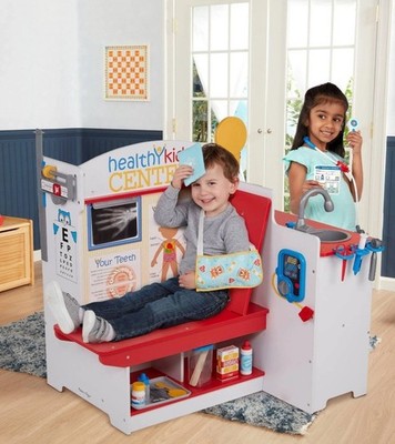 Melissa & Doug Deluxe Wooden Doctor/Dentist Wellness Center Melissa & Doug Deluxe Wooden Doctor/Dentist Wellness Center