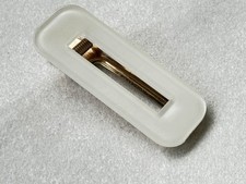 Frosted White Matte Rectangle Hair Clip Snap Barrette Women's Accessory