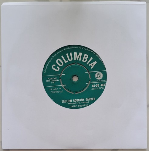 Jimmie Rodgers - English Country Garden (1961 7inch Vinyl Single) VG+ - Picture 3 of 4