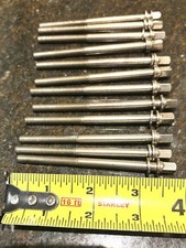 Ludwig WFL Tension Rods Set Of 12 Nickel Excellent 