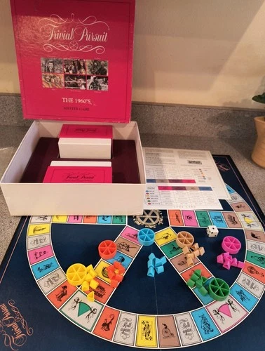Trivial Pursuit The 1960s Card Set Master Board Game Parker Brothers VTG New