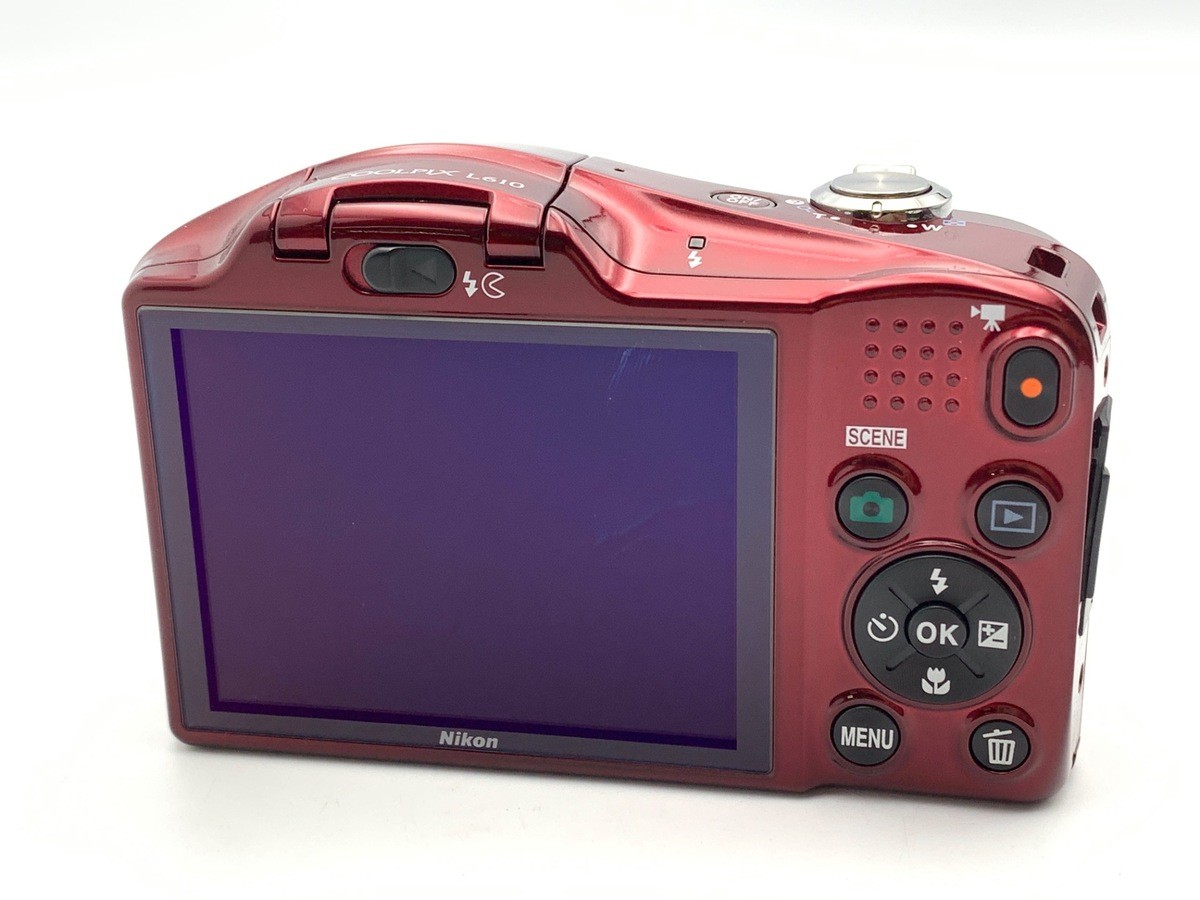 Nikon COOLPIX L610 Red 16MP 14x Optical Zoom Full HD Camera Used