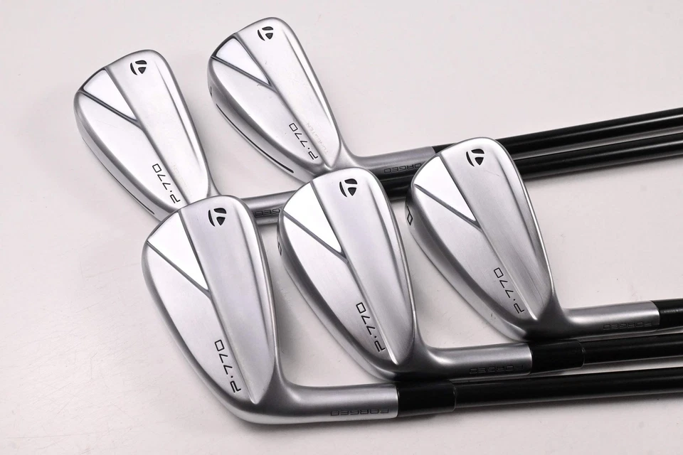 Lerft Hand Taylormade P770 2023 Irons / 6-PW / Regular Flex Recoil Nanocore 60 - Image 2 of 4