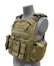 Plate Carrier Vest Mil Model 1-Armor Plate Carrier-360 Adjustable Quick Release