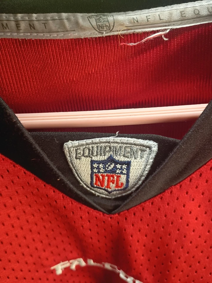 Camiseta Reebok Michael Turner #33 Atlanta Falcons Auténtica Cosida Roja NFL Talla 52 Foto 4 de 4
