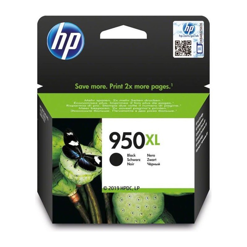 Cartouche encre noire HP 950XL grande capacité CN045AE pour impression bureau de haute qualité
